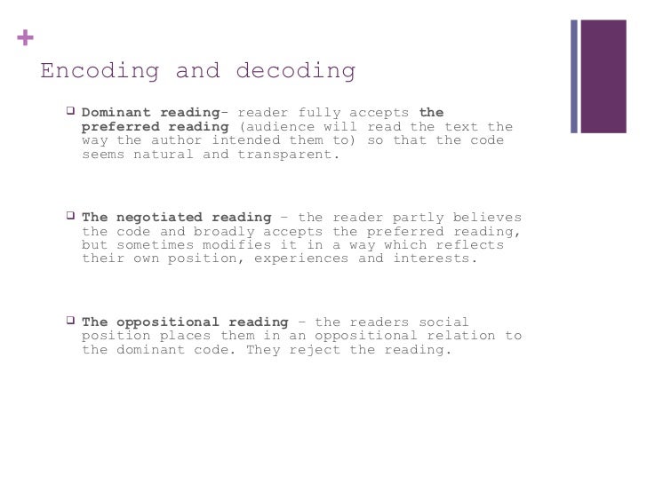 dominant hegemonic reading example oppositional code